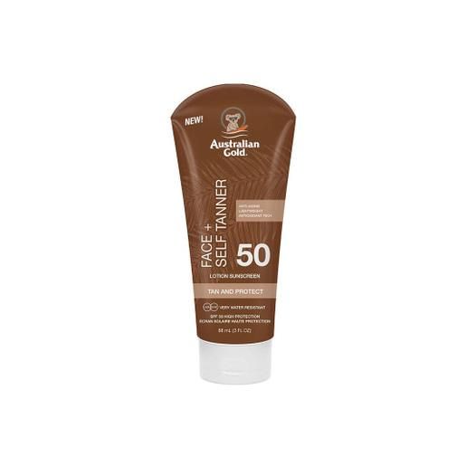 Australian Gold spf 50 face+ self tanner lotion 88ml