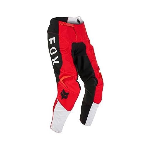 Fox 180 nitro pantaloni, rosso fluorescente, 36w uomo
