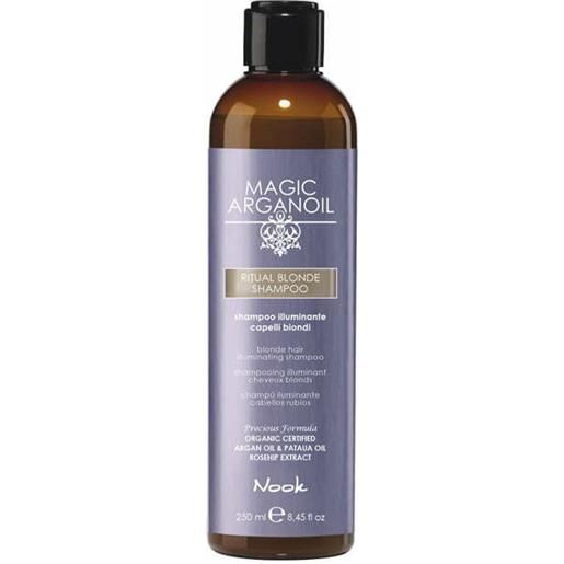 Nook ritual blonde shampoo antigiallo illuminante capelli biondi 250ml