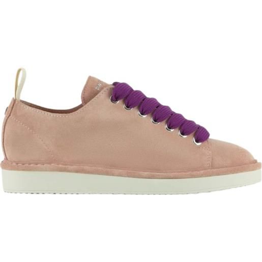 Panchic scarpa p01 in suede rosa e viola