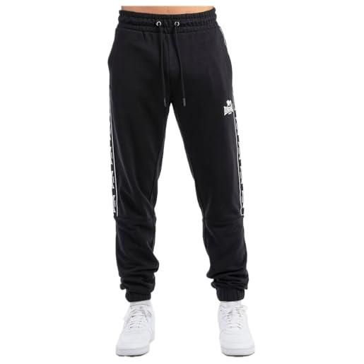 Lonsdale grutness jogging, nero/bianco, xxxl uomo