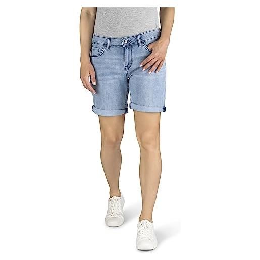 Mustang pantaloncini da donna, bermuda corti, in jeans, vestibilità normale, in denim elasticizzato, cotone, blu, w25 w26 w27 w28 w29 w30 w31 w32 w33 w34, medium (682), 30w