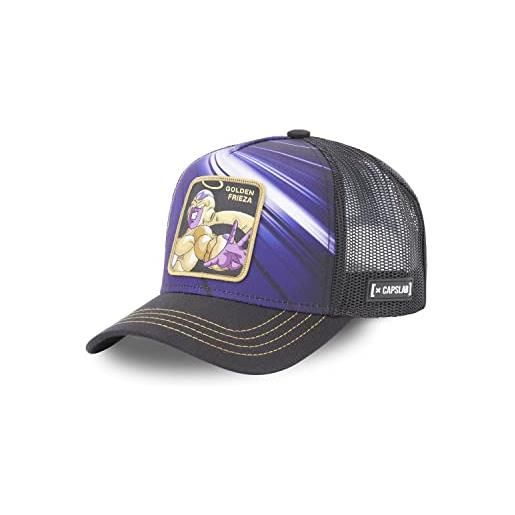 Capslab golden frieza purple black trucker cap - one-size