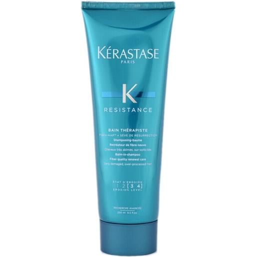 Kérastase kerastase resistance bain therapiste 250ml - shampoo/balsamo ristrutturante capelli fortemente danneggiati