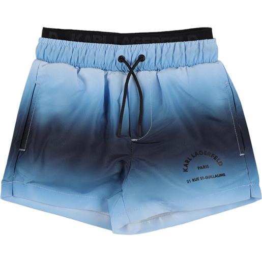 KARL LAGERFELD shorts mare in nylon con logo