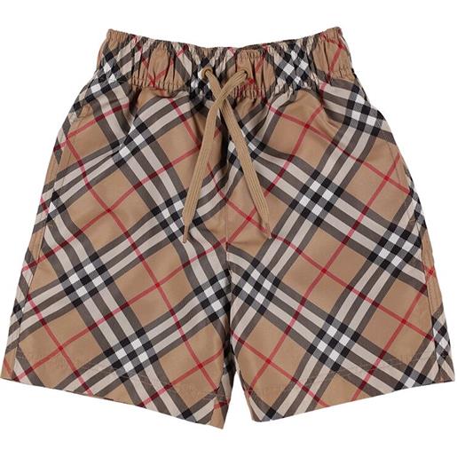 BURBERRY shorts mare in nylon check