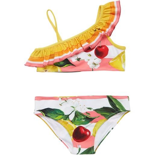 DOLCE & GABBANA set bikini in techno stampato