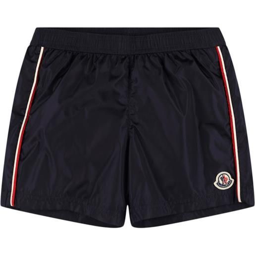 MONCLER logo nylon swim shorts