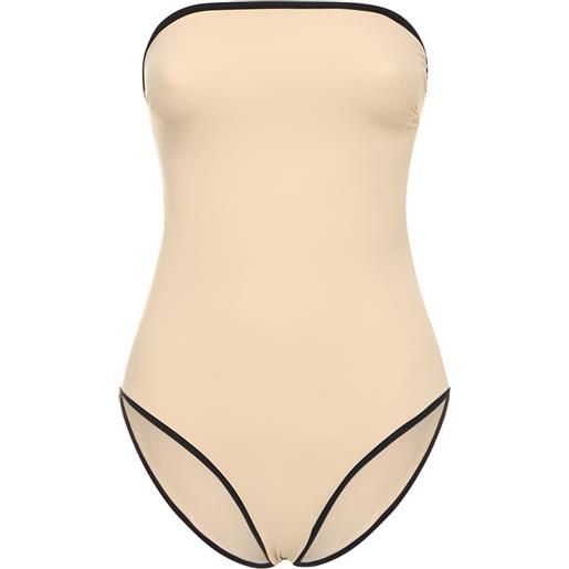 TOTEME strapless one piece swimsuit