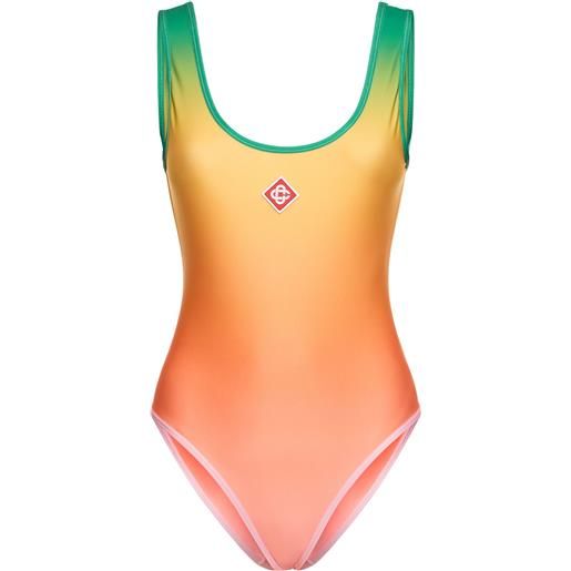CASABLANCA gradient tech jersey one piece swimsuit