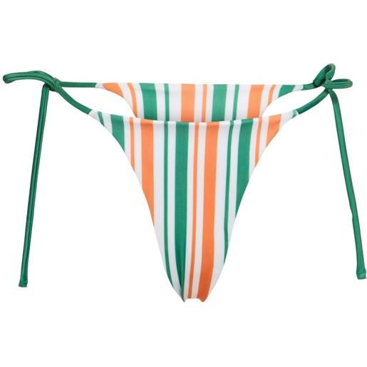 CASABLANCA striped tech jersey bikini bottoms