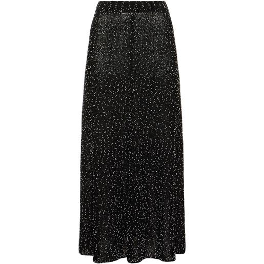 GABRIELA HEARST floris silk knit long skirt