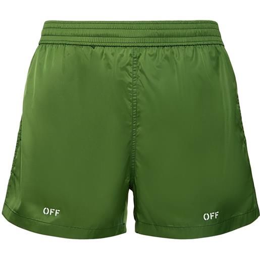 OFF-WHITE shorts mare off stamp in techno