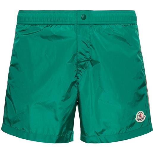 MONCLER shorts mare in nylon con logo