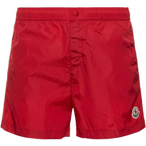 MONCLER shorts mare in nylon con logo