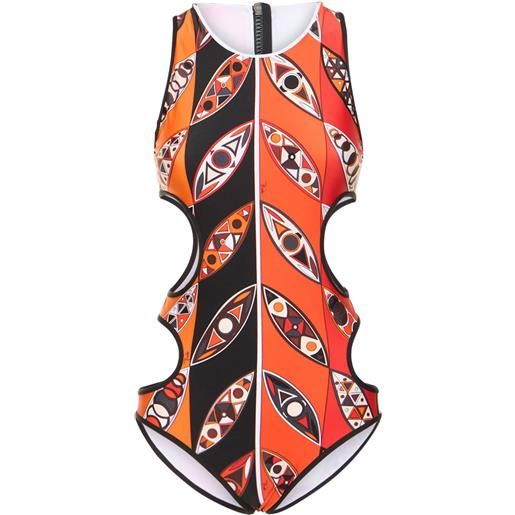 PUCCI costume intero girandole in lycra con cutout