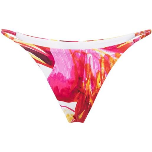 LOUISA BALLOU slip bikini mini ring stampato