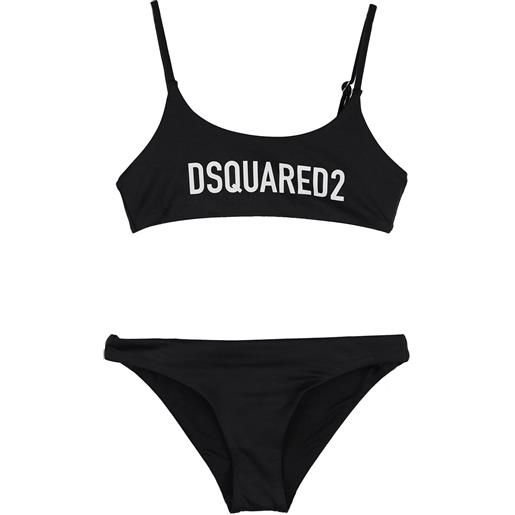 DSQUARED2 bikini in lycra con logo