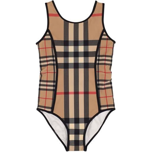 BURBERRY costume intero in nylon riciclato