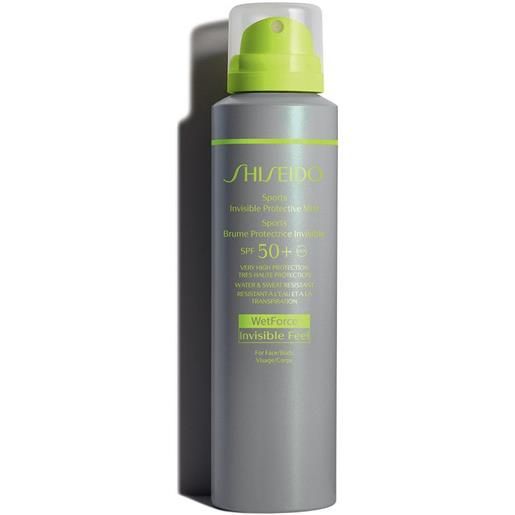 Shiseido sports invisible protective mist spf50+ 150ml spray solare corpo alta prot. , solare viso alta prot. 