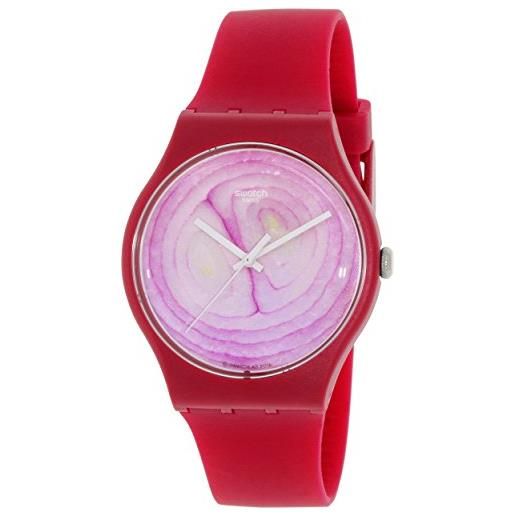 Swatch orologio analogueico quarzo unisex con cinturino in silicone suop105