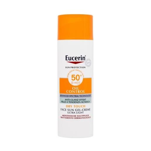 Eucerin sun oil control dry touch face sun gel-cream spf50+ crema solare in gel per il viso 50 ml unisex