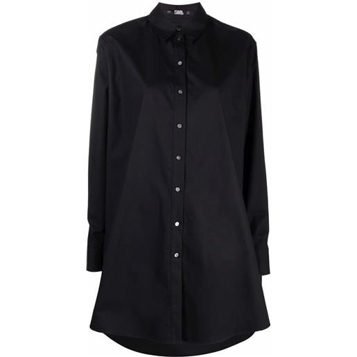 Karl Lagerfeld camicia con decorazione - nero