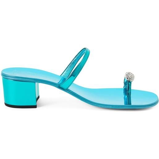 Giuseppe Zanotti sandali ring 40mm - blu