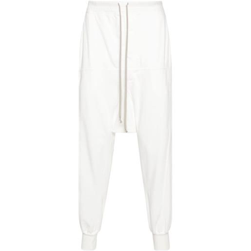 Rick Owens DRKSHDW pantaloni sportivi prisoner - bianco