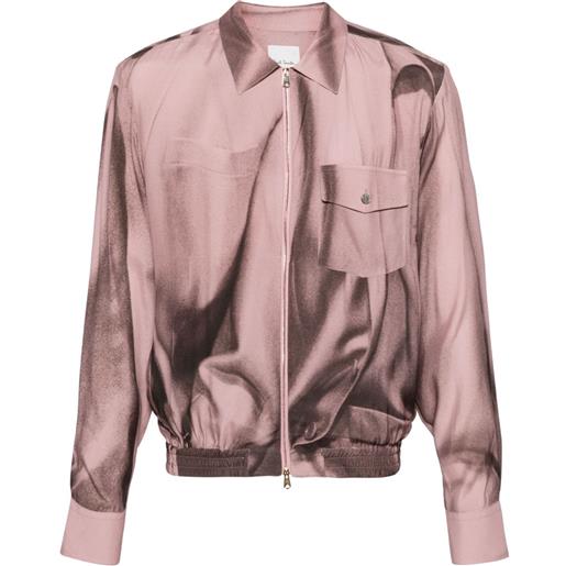 Paul Smith camicia con stampa - rosa