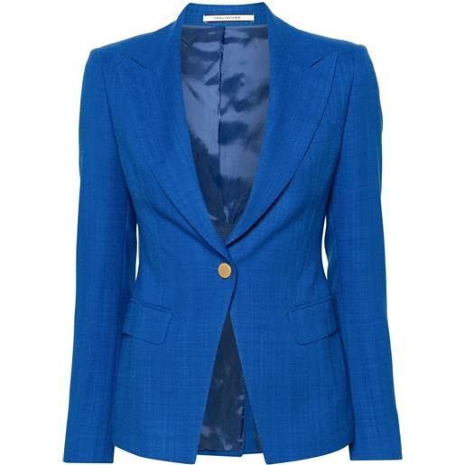 Tagliatore liz single-breasted blazer - blu