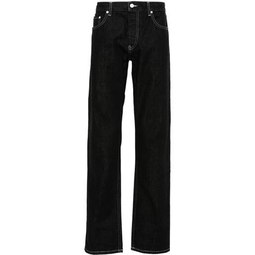 Helmut Lang jeans con applicazione - nero