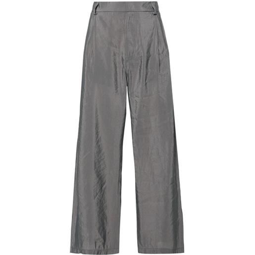 Tela pantaloni a palazzo niside - grigio