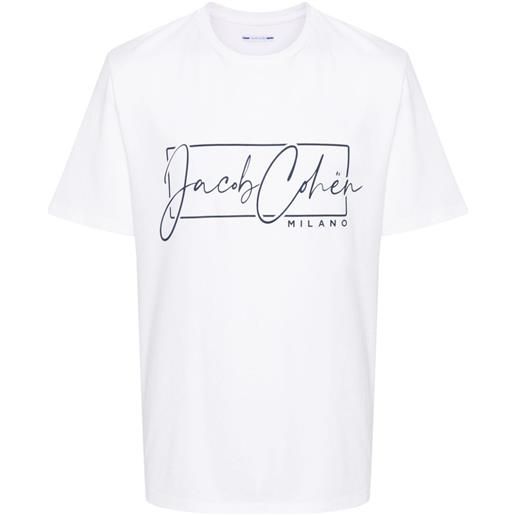 Jacob Cohën t-shirt con stampa - bianco