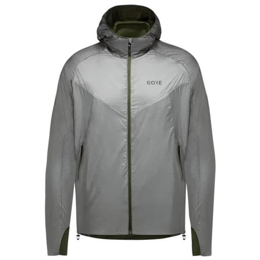 GORE WEAR r5 gore-tex infinium insulated jacket, giacca uomo, lab gray/utility green, 3xl