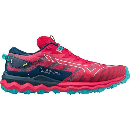 Mizuno wave daichi 7 trail running shoes rosso eu 36 1/2 donna