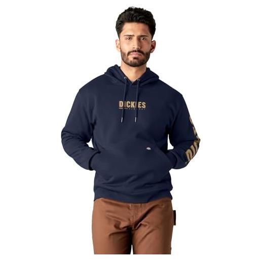 Dickies graphic dwr pullover pile, inchiostro navy, m uomo
