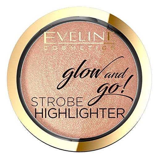 Eveline Cosmetics glow and go!Evidenziatore al forno, 14 g, n. 02 oro delicato