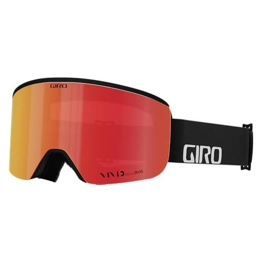 Giro axis - occhiali da neve, con scritta vivid ember/vivid infrarossi, montatura media