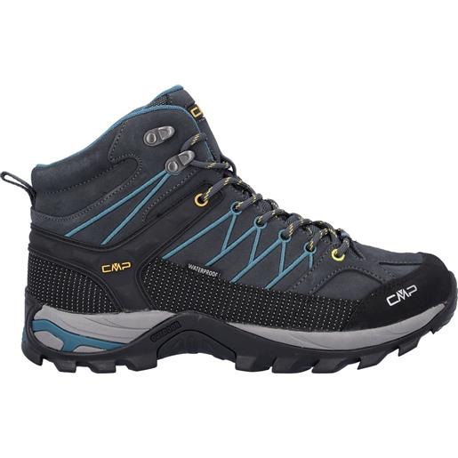 Cmp scarpe rigel mid trekking shoe waterproof antracite - uomo