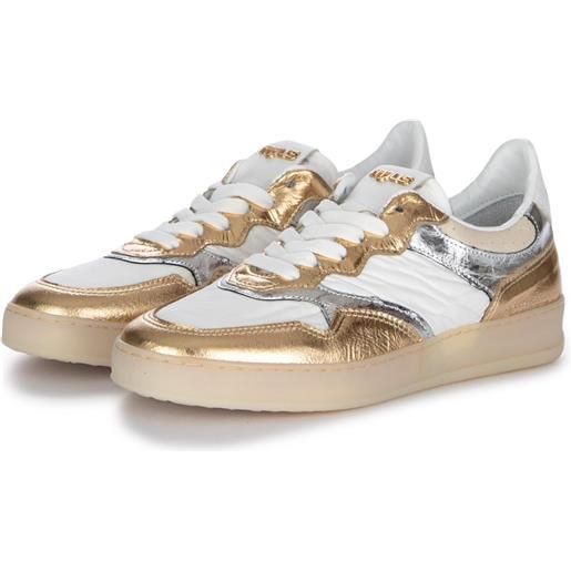 Mjus | sneakers grazia oro argento bianco