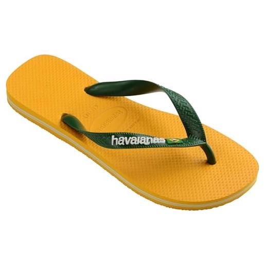 Havaianas brasil logo, infradito unisex-adulto, rose gold, 35/36 eu