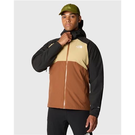 The North Face giacca con cappuccio stratos marrone uomo