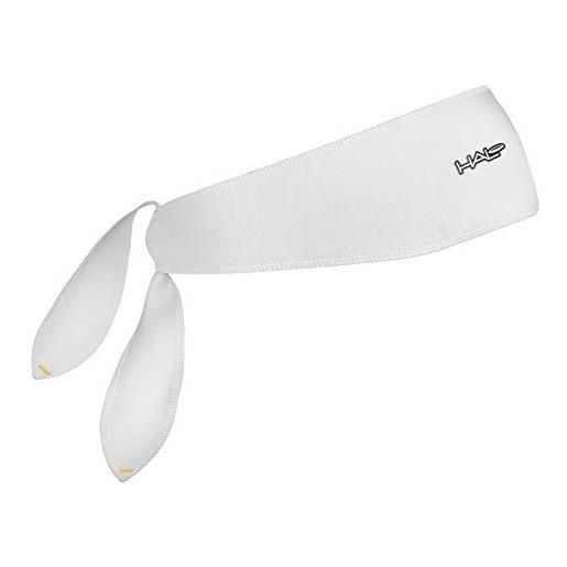 Halo Headband sweatband super wide tie, white