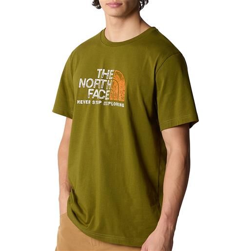 The North Face t-shirt da uomo rust 2 verde