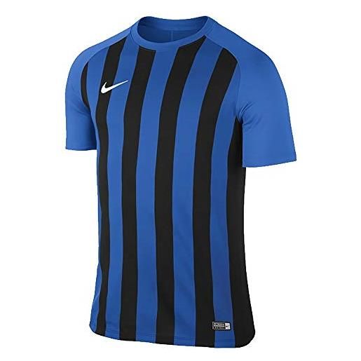 Nike striped segment iii jersey ss, t-shirt uomo, royal blue/nero/royal blue/bianco, s