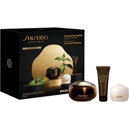 Shiseido cofanetto future solution lx eye & lip cream