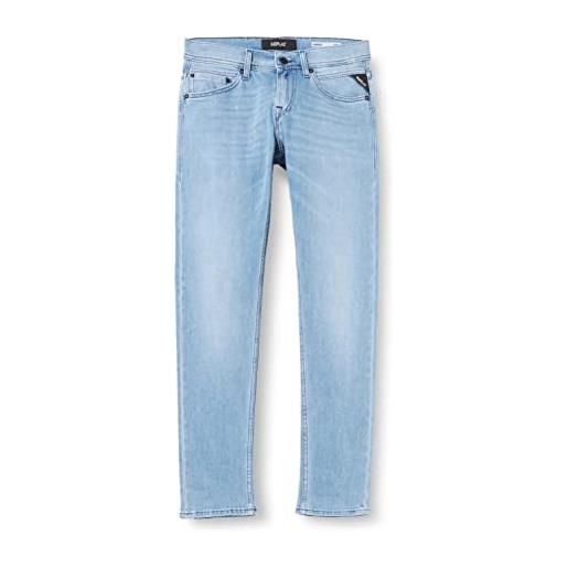 REPLAY jondrill x-lite, jeans uomo, blu (10 light blue), 29w / 32l