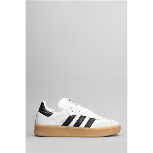 Adidas sneakers samba xlg in pelle bianca