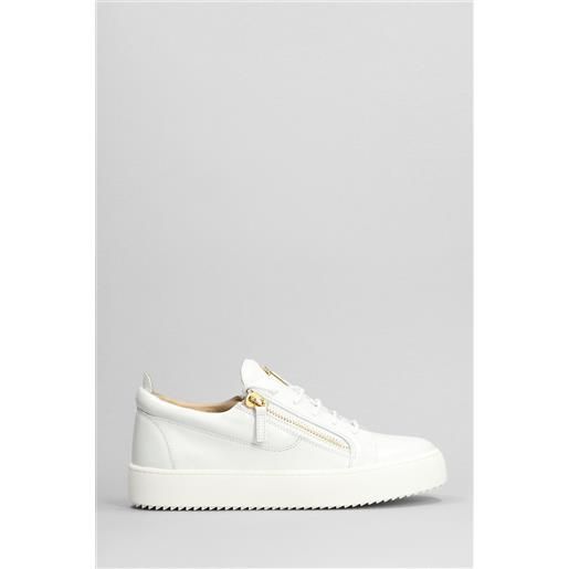 Giuseppe Zanotti sneakers frankie in vernice bianca